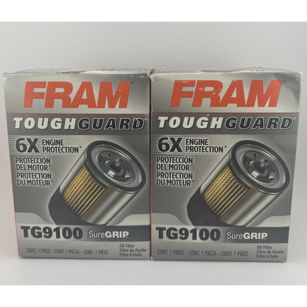 2 Pack - Fram TG9100 Tough Guard Oil Filter